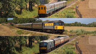 A crompton,shoebox and a DEMU replace steam on the ‘Bluebell railway’ 08/08/2026