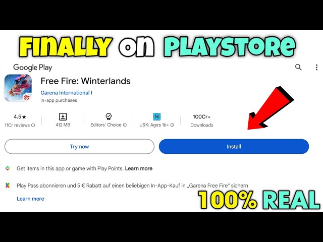 Free Fire: Winterlands – Apps on Google Play