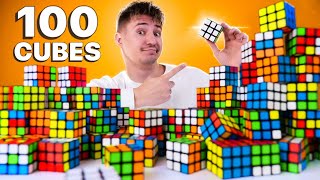 I BOUGHT 100 RUBIK`S CUBES and here's why
