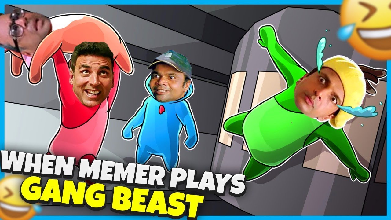 WHEN MEMER PLAYS GANG BEAST FUNNY MOMENTS PART-1