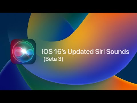 iOS 16's Siri Sounds