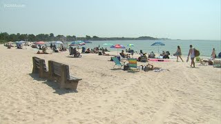 2 state beaches closed to swimmers