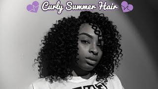Curly Summer Hair || Freetress Soft Baby Curl 💣