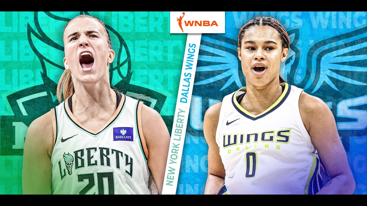 NEW YORK LIBERTY VS. DALLAS WINGS WNBA 2025 LIVE SCORE - YouTube