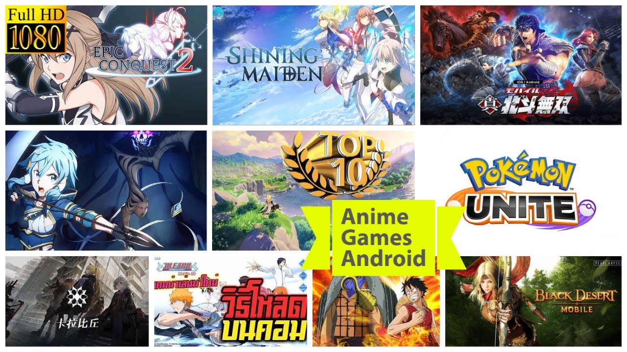 Bast Android Anime Games 2021|Top10 gacha games Like  genshin impact, mushoku tensei, one piece