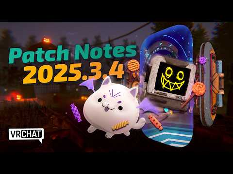 The Shop, Spookality... CUTE CAT?! VRChat Patch Notes 2025.3.4