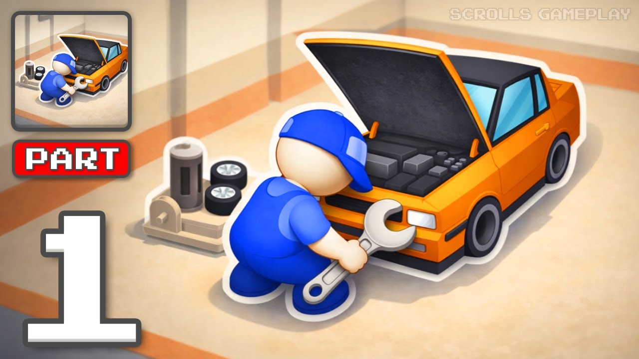 My Super Garage - Gameplay Walkthrough Part 1 - Upgrade Cars Fix Dreams (iOS, Android)