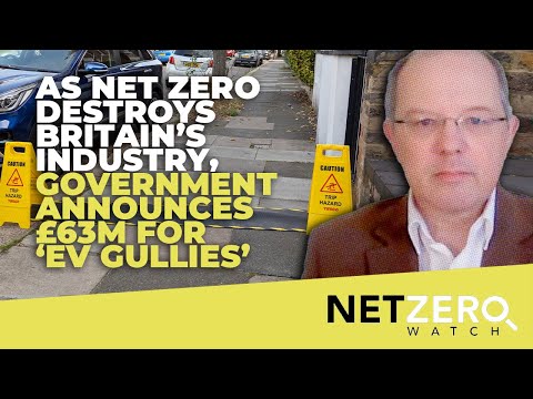 As Net Zero destroys Britain’s industry, government announces £63m for ‘EV gullies’