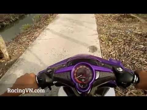 Video Test tốc độ Exciter trái 57mm, bình bông mai - youtube
