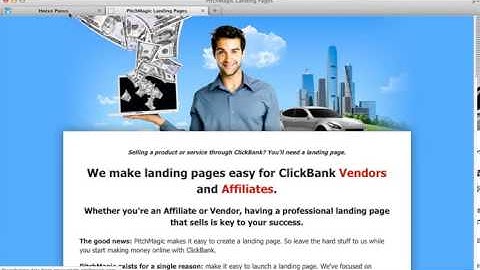 how to make a clickbank website - Try pitch magic