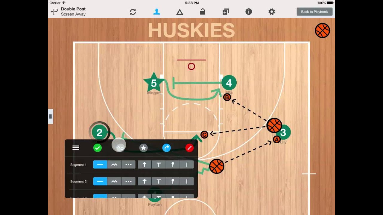 Custom Line Colors Basketball Playmaker iPad App YouTube