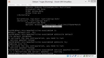 tutorial web server debian 7