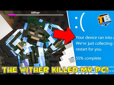 Thumbnail For Minecraft » WITHER FIGHT UNDER MY BASE!!! « Truly Bedrock SMP [23]