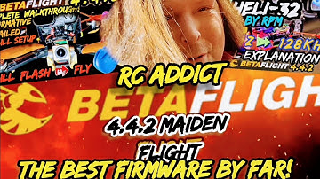 BETAFLIGHT 4.4.2 MAIDEN FLIGHT/TBS UNIFYPRO32HV #fpvdrone #betaflight #elrs #daddy
