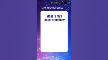 What is AWS Cloud Formation? | Aws interview questions| ✓ #shorts #trending #viral #aws #awscloud