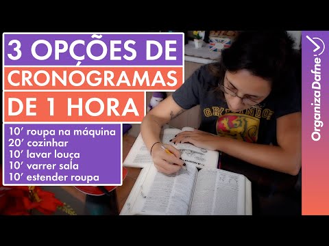 🌞3 Cronogramas de 1 Hora pra colocar na Rotina da Manhã | Organiza Dafne