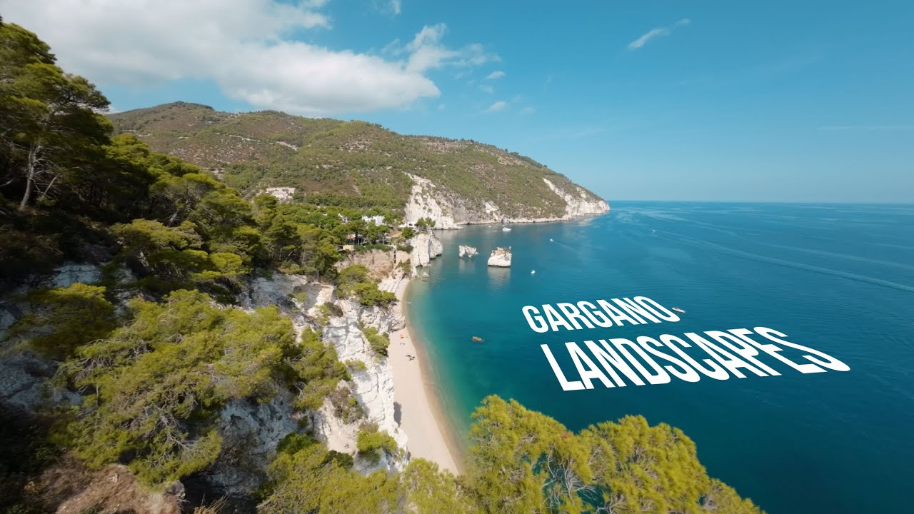 Relaxing Gargano Landscapes: Italy's Stunning Cliffs & Beaches with Ambient Chill Music