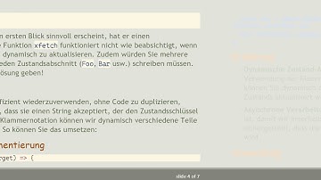 Funktionen wiederverwenden, um verschiedene Teile des Komponenten-Zustands in React effizient zu ak
