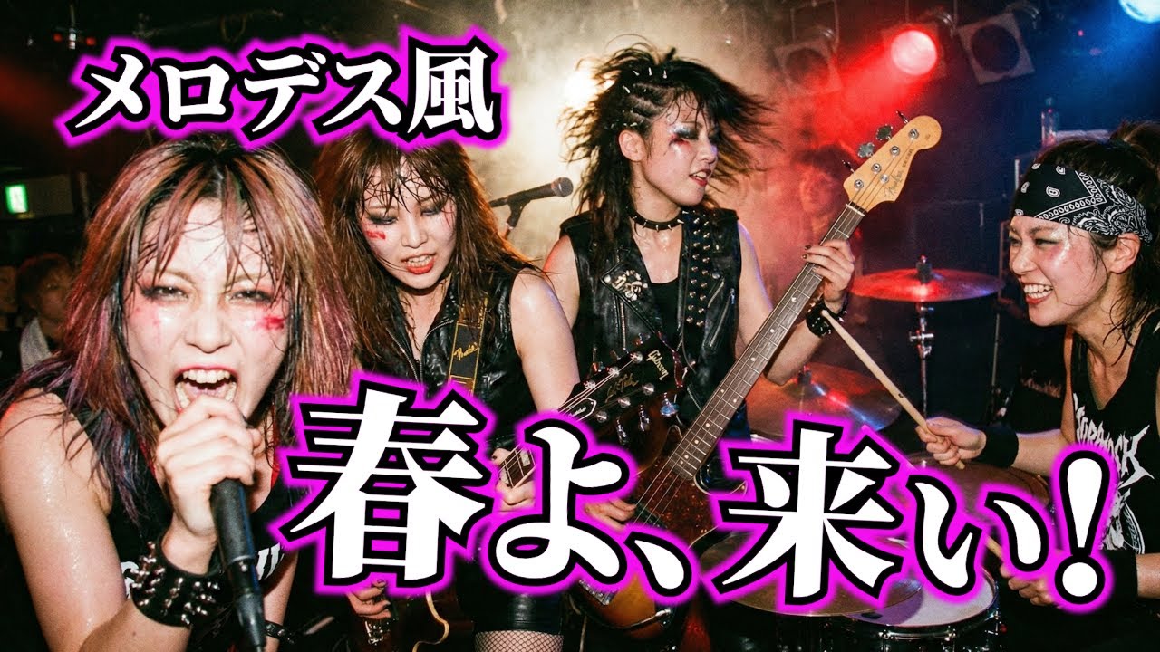 激しすぎる松任谷由実の「春よ、来い」/Melodic death metal AI cover