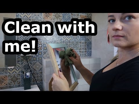 Jak wymyć łazienkę myjką parową??? Clean with me!!! Motywacyjny filmik do sprzątania