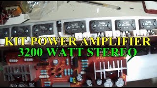Mau Merakit Power Amplifier 3200 Watt.. ? Ini Kit dan Komponennya..'