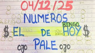 NUMEROS PERFECTO PARA HOY 04/12/25 DE  DICIEMBRE 2025 , NUMEROS PARA LOTERIAS