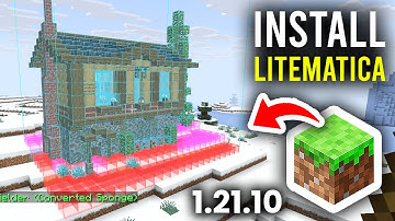 How To Download and Install Litematica Minecraft 1.21.10 - Step By Step