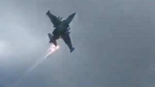 Rus Su-35 Savaş Uçağının Saldırı Anı Ukrayana Asker Kamerasından