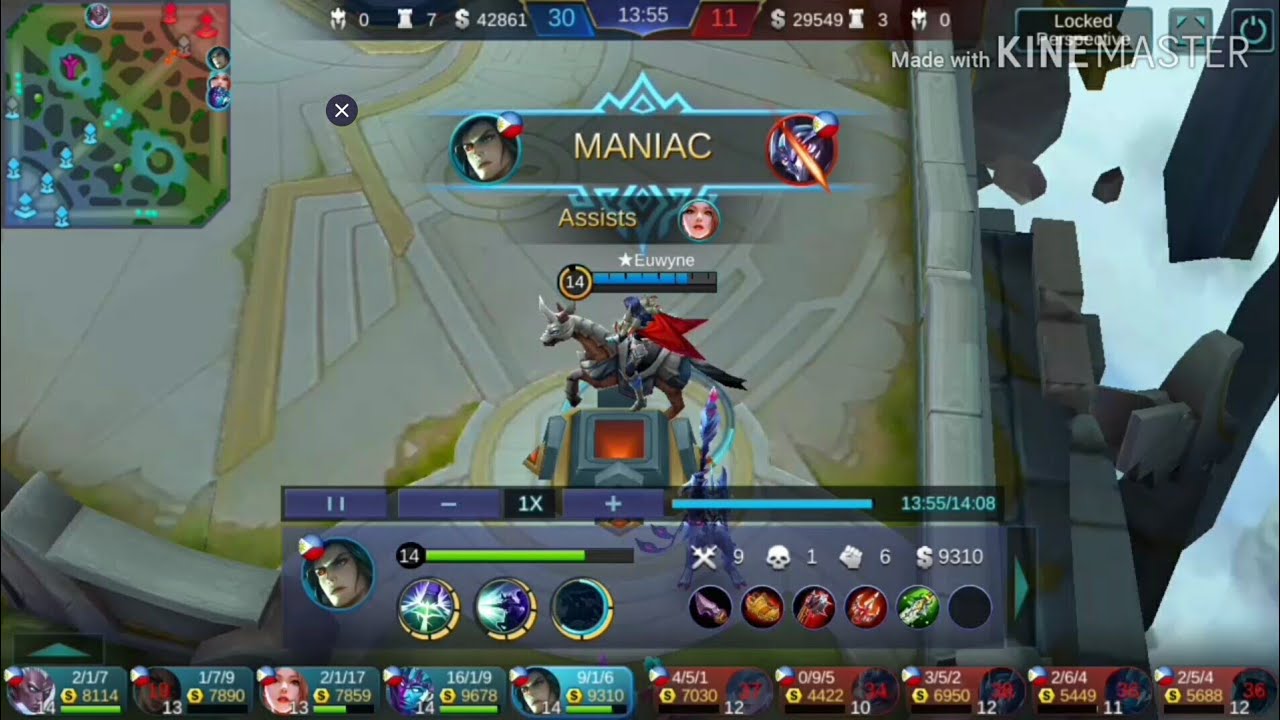 Mobile Legends LEOMORD GAMEPLAY MANIAC /SOLO RANK - YouTube