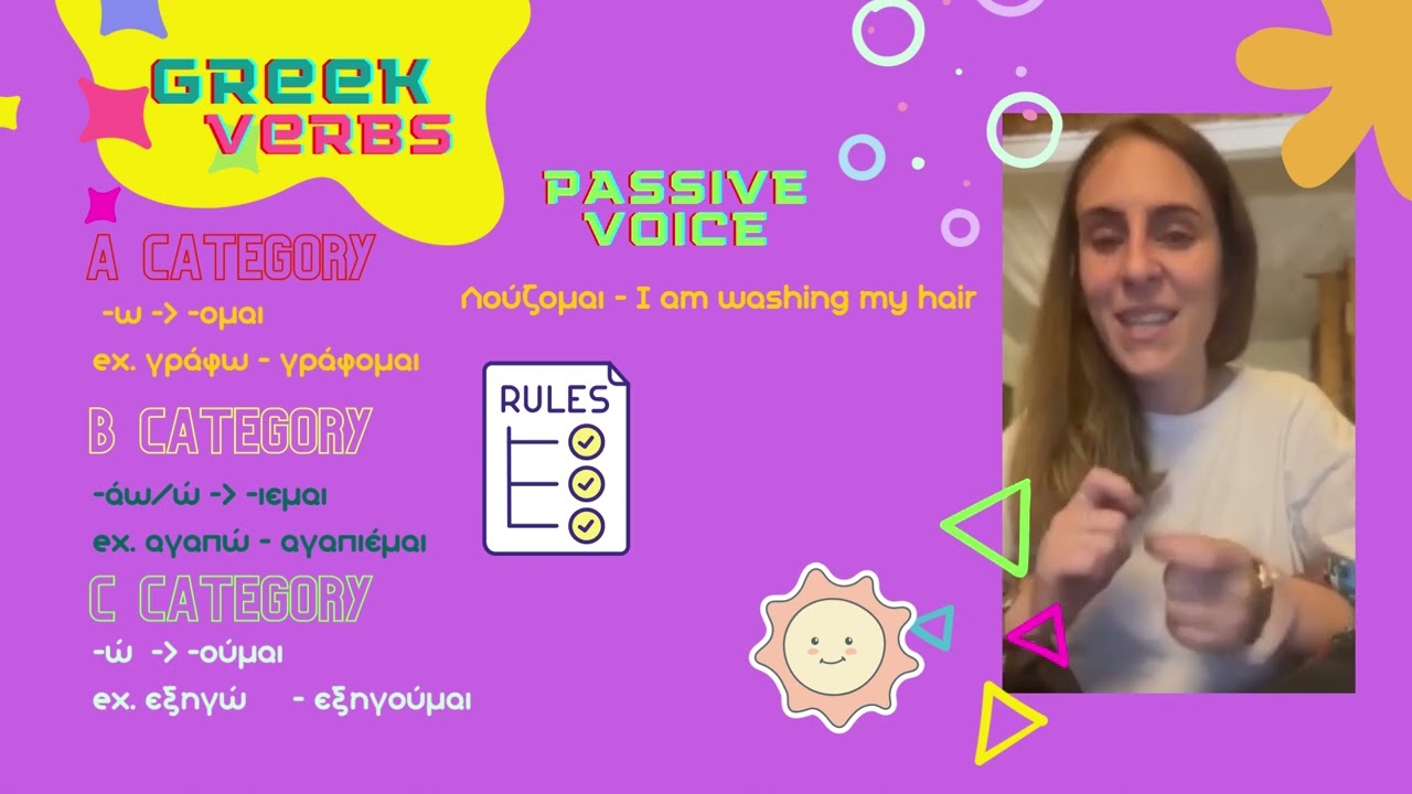 Greek Grammar Tips | 6. Passive Voice in Greek (Use-Verbs)