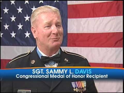 Buzzed Into American Hero Sgt. Sammy L. Davis at H...