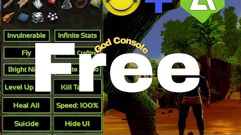 Free Admin God Console Ark Mobile 100% Lucky Patcher & zarchiver