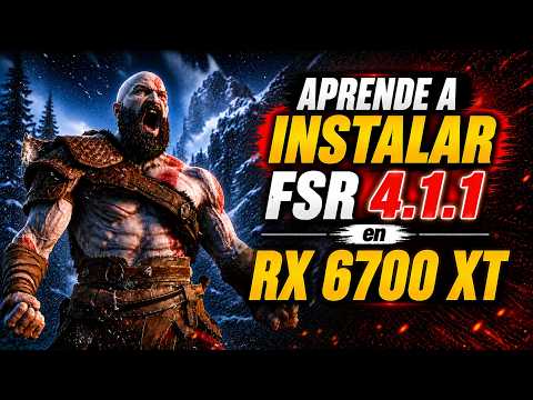 ✅ POR FIN... AMD FSR 4.1.1 YA FUNCIONA en RX 6700 XT ( RDNA 2 ) ✅