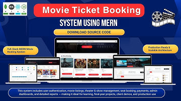 Movie Ticket Booking System Using MERN Stack  React, Node, MongoDB  Full Source Code 2025