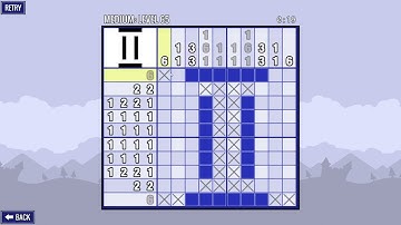 Picross Touch (Medium Level 65) Gameplay and Tutorial