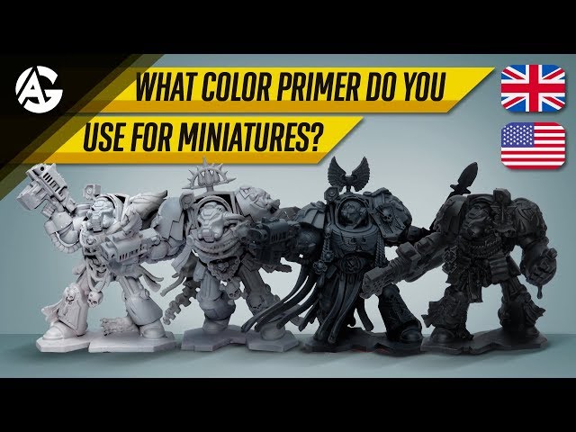 🇺🇸🇬🇧WHAT COLOR PRIMER DO YOU USE FOR MINIATURES? - Angel