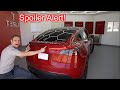 Tesla Model Y SPOILER Install!!