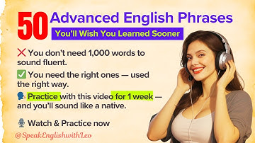 🎧 Advanced Daily Life English Phrases for Fluent Speaking ✅ Daily English Listening & Speaking Prac