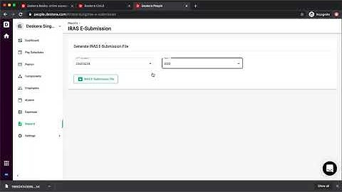 Create CPF and IRAS reports in Deskera People