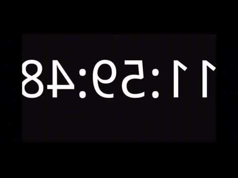 11:59 time w seconds inverted