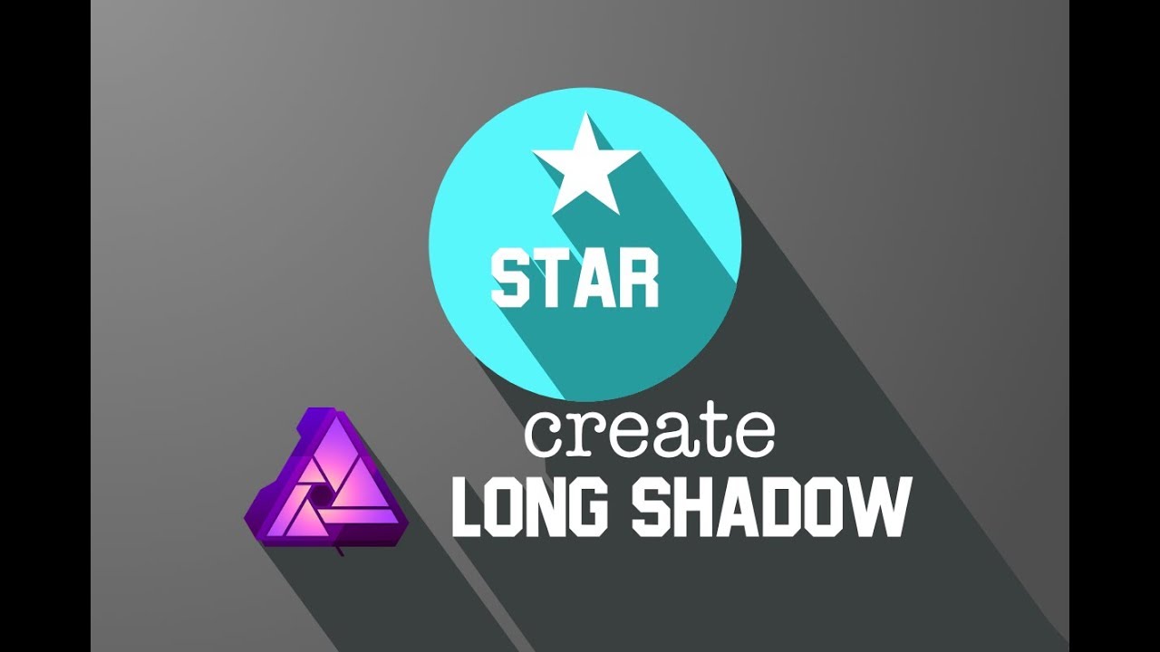 Create Long Shadow in Affinity Photo - YouTube