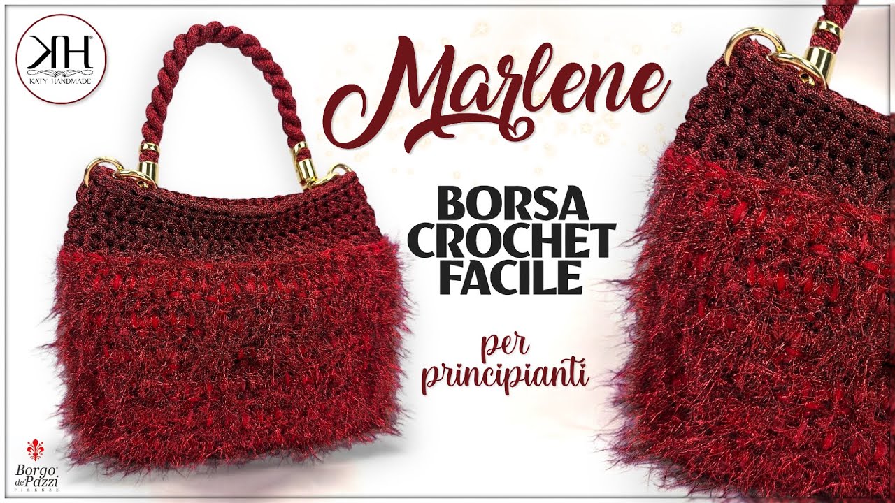 Borsa Uncinetto "Marlene": Il Tutorial Facile e Veloce per le Feste 🥰