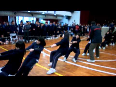 101/03/14竹林中學100學年度拔河比賽高一女生組四強賽高一仁VS高一信part.2