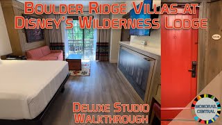 Boulder Ridge Villas at Disney’s Wilderness Lodge | Deluxe Studio 4K Walkthrough 2023