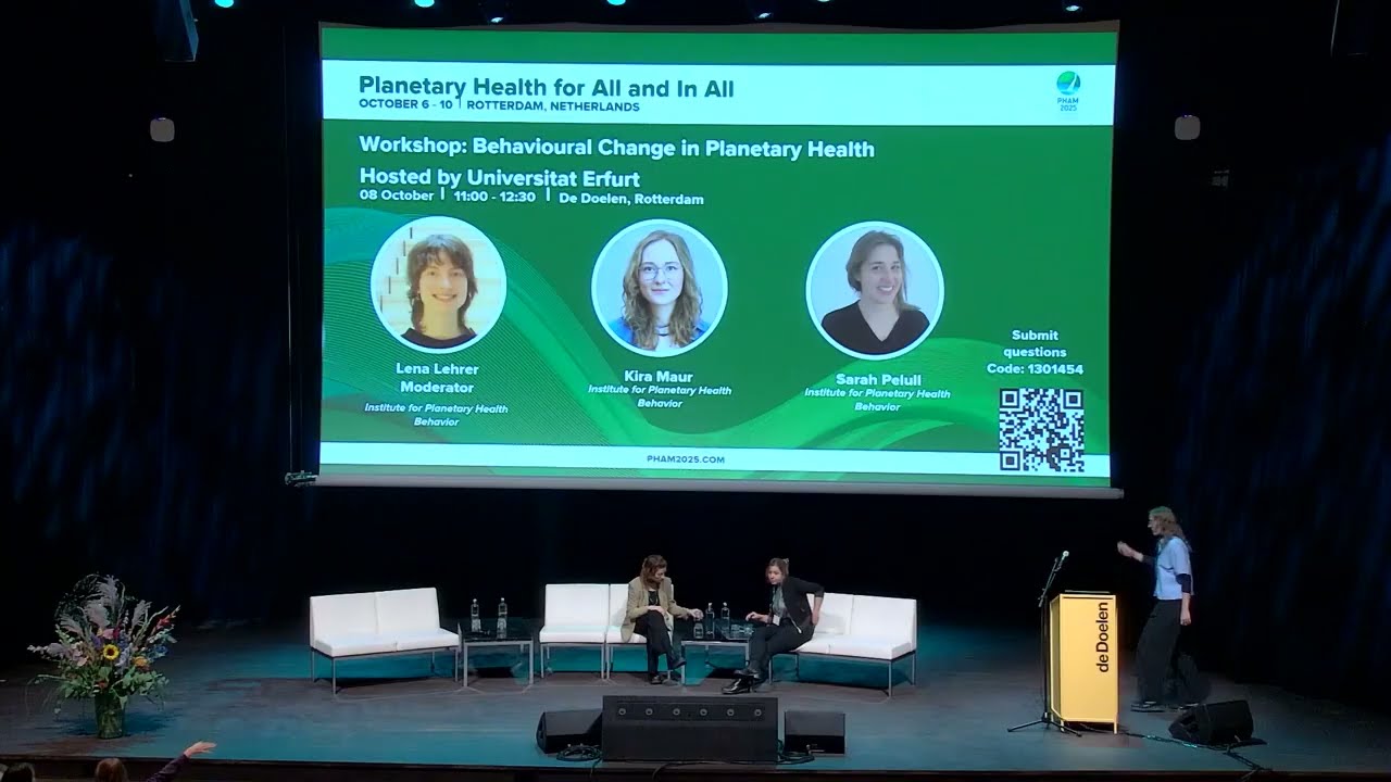 Behavioural Change in Planetary Health