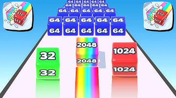 Jelly Run 2048 - All Levels Gameplay Android,ios game Mobile Game New Update (Levels 1-2)