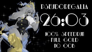 [Pseudoregalia] 100% (No OOB, Full Gold) - 26:03 (WR)