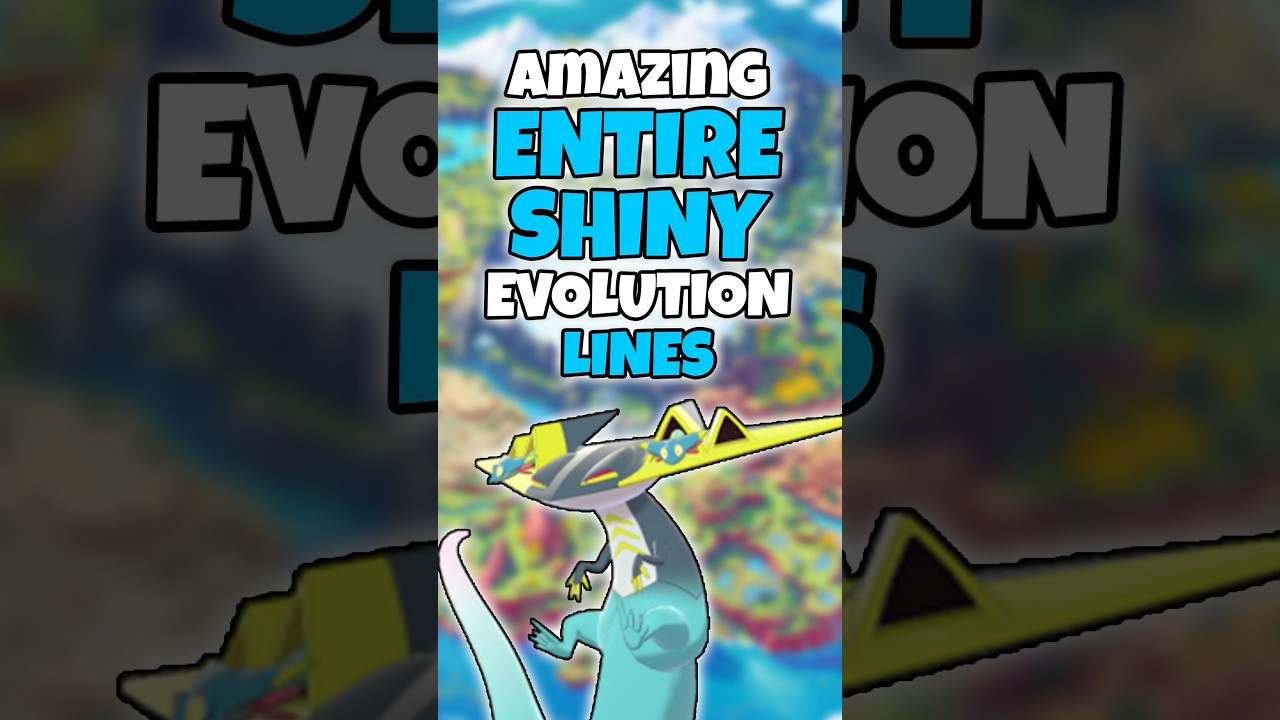 Shiny Pokemon Evolution Lines Where Every Shiny Looks Awesome! 