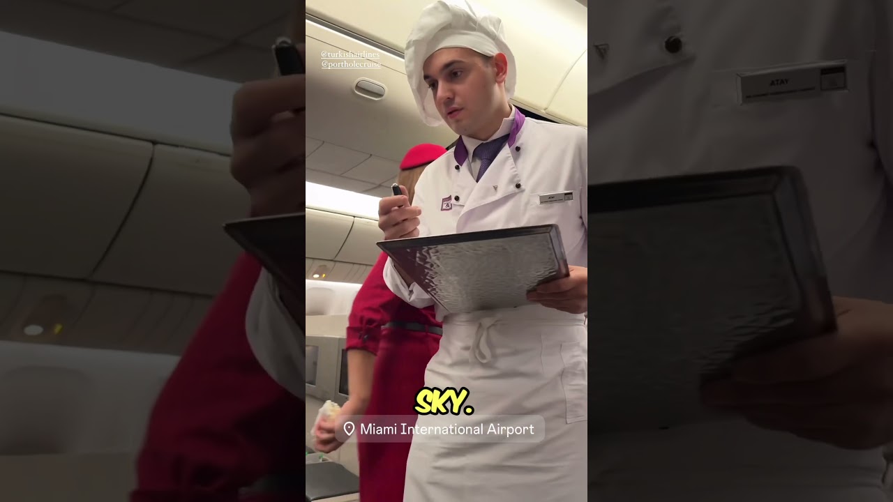 Fine dining at 38,000 Ft !!✈️ 