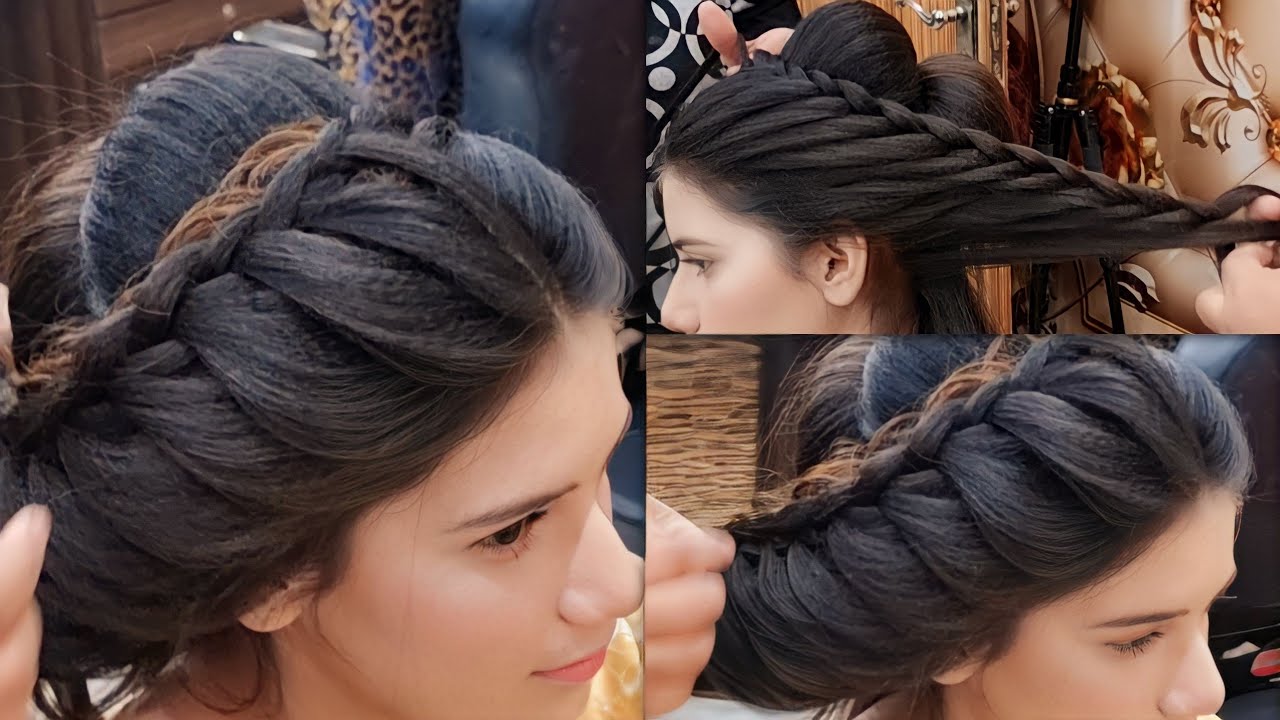 Replying to @tiktok_queen_fizzu#barathairstyles#messybunhairstyles #cu... |  TikTok